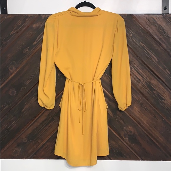Bar III mustard yellow dress - Picture 4 of 4